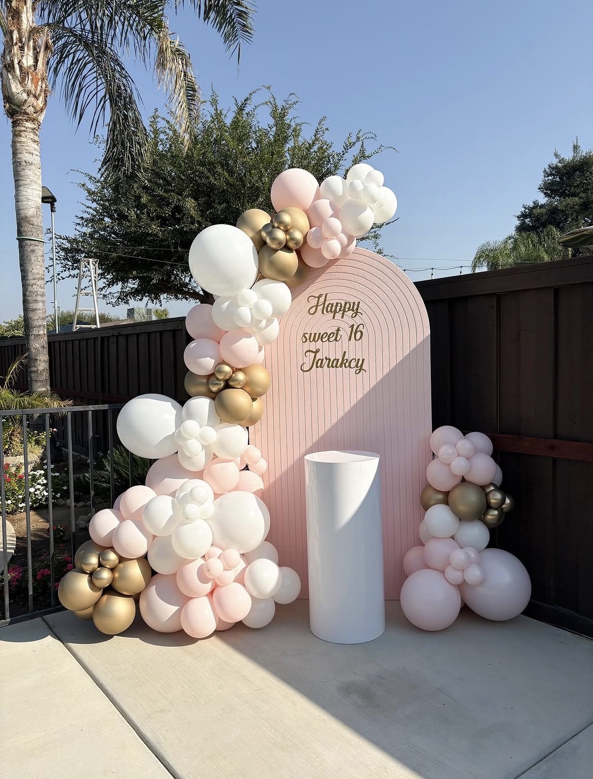 Backdrops and Balloon Arches